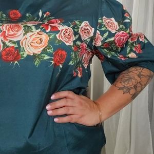 Plus Puff Sleeve Top